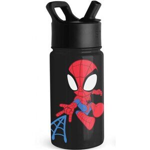 Simple Modern Spiderman Kids Water Bottle with Straw Lid | Marvel Insulated